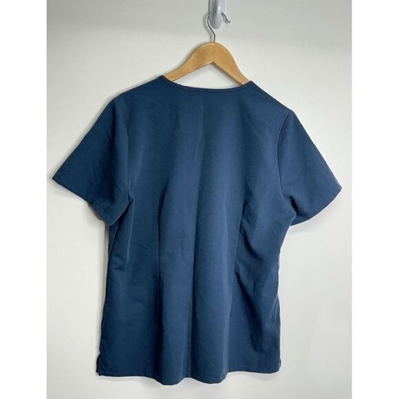 FIGS Technical Collection Scrub Top V-Neck Short Sleeve Pockets Women's L - Picture 3 of 6